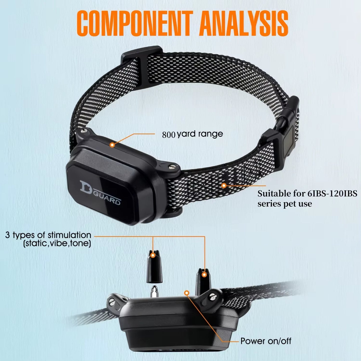 ProTrain 800m Digital Dog Training Collar