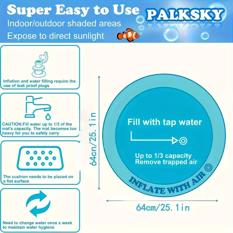 Pet Sensory Water Play Mat