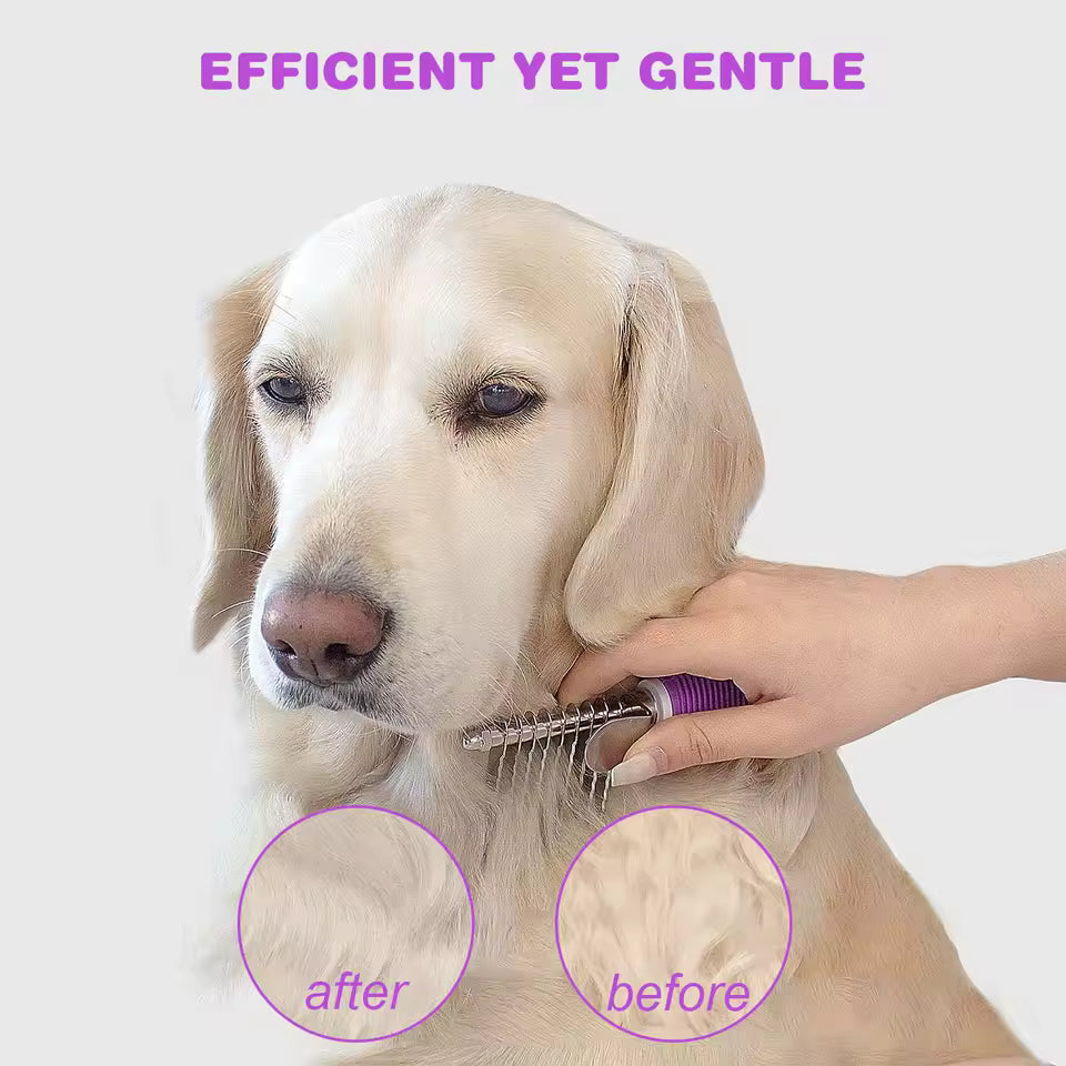 Pet Dematting Rake Comb for Dogs & Cats