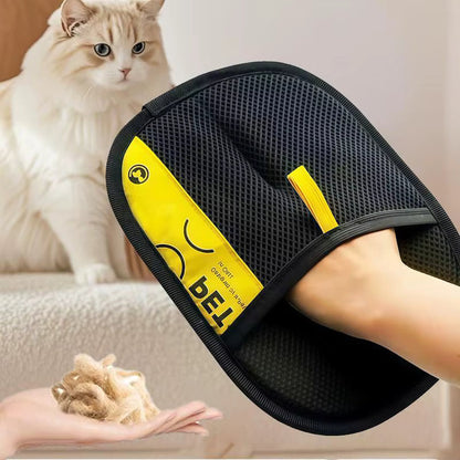 Pet Hair Remover Grooming Gloves