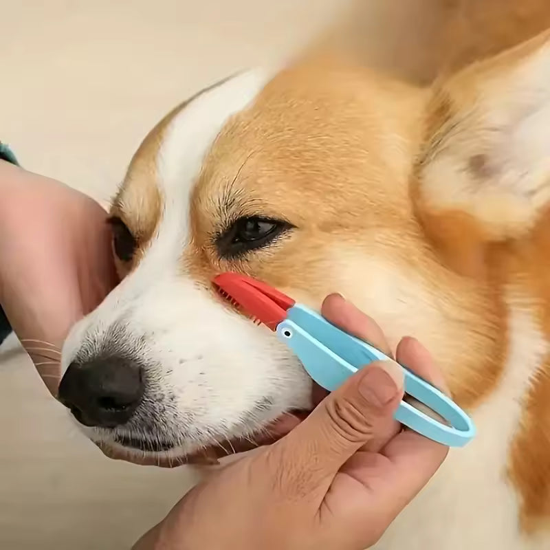 Pet Tear Care Comb – Gentle Eye Cleaning Brush
