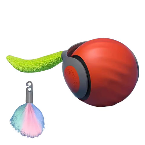 USB Rechargeable Smart Cat Ball with Fast-Tail Interactive Play